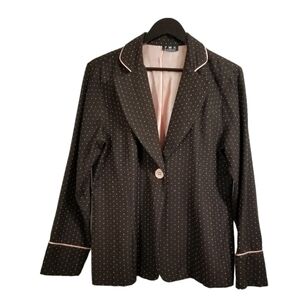 𝅺FMX & Company one button blazer